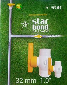 UPVC BALL VALVE 32 MM
