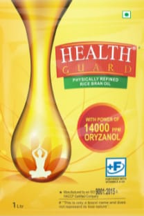 HEALTH GUARD RICE BRAN OIL 1LTR